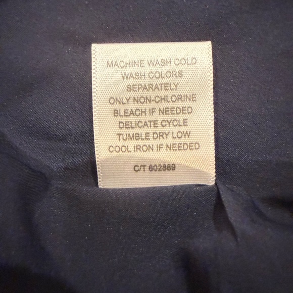 NWT Taylor Navy Polka Dot Floral Sleeveless Sheath Dress Bow Shoulder Women’s 6 - Picture 5 of 5